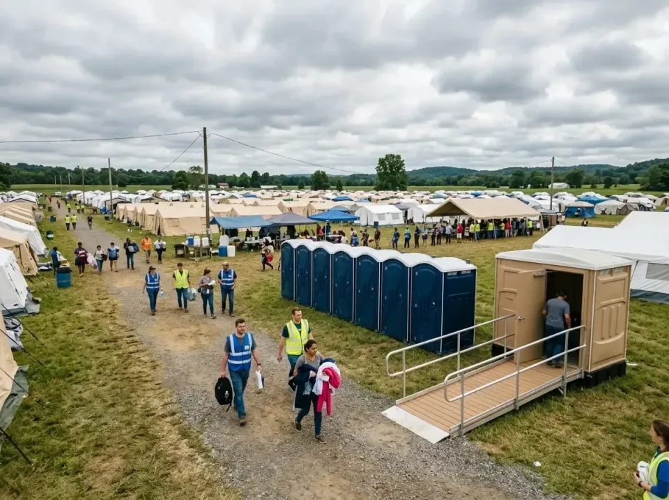 disaster-relief-camp-restrooms-010 — frequently asked questions, Dumpster & Portable Bathrooms Rental in Honea Path, SC